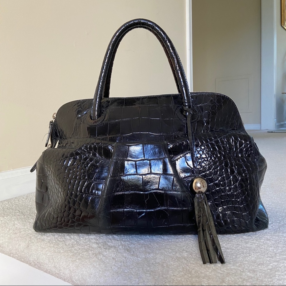 Patent Leather Furla Handbag